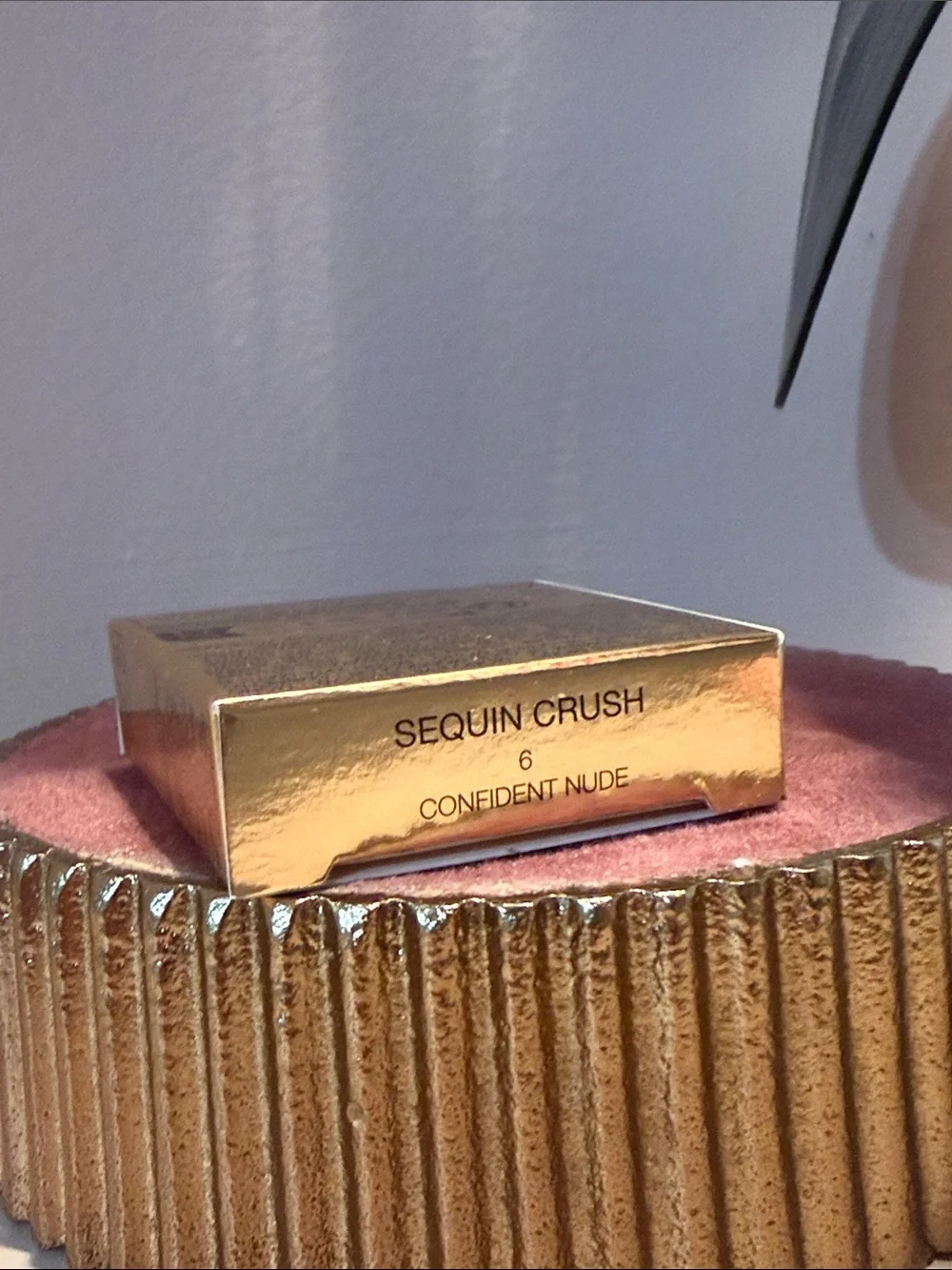 YSL Sequin Crush Glitter Shot Eye Shadow - 6 Confident Nude - NEW IN BOX